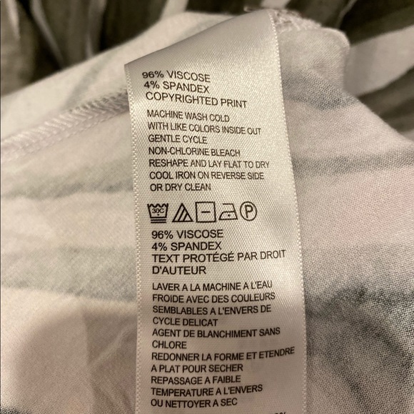 Tommy Bahama zebra palm strapless dress - Picture 4 of 4